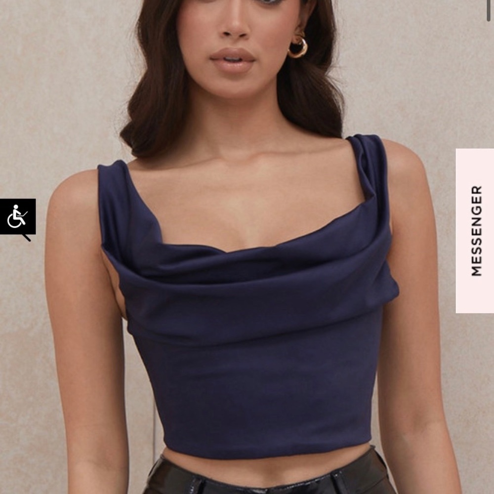 House of cb Navy corset